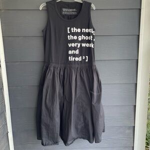 Rundholz black label Oscar Wilde canterville ghost tank dress lagenlook L -1P